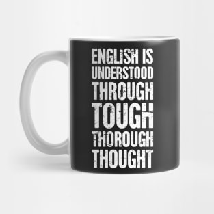 Funny English Teacher Quote Mug